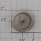 Marklin 212430 18-Spoked Red Wheel and Axle with Stud (Treibachsentiel)