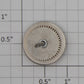 Marklin 212410 Red 18-Spoke Geared Drive Wheel and Axle (Treibachsenteil)