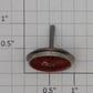 Marklin 212410 Red 18-Spoke Geared Drive Wheel and Axle (Treibachsenteil)