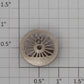 Marklin 212390 18-Spoked Red Wheel with Eccentric Stud (Treibrad)