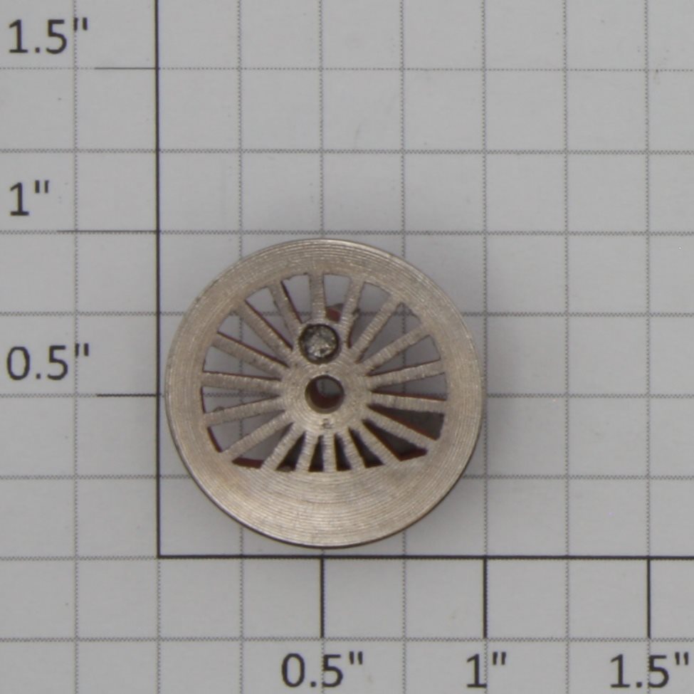 Marklin 212390 18-Spoked Red Wheel with Eccentric Stud (Treibrad)