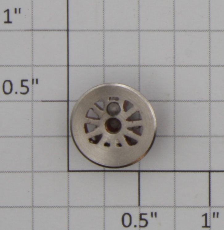 Marklin 213790 10-Spoked Flanged Red Wheel with Eccentric Stud (Treibrad)