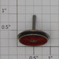Marklin 212460 Red 18-Spoke Geared Drive Wheel/Axle with Tire (Treibachsenteil)