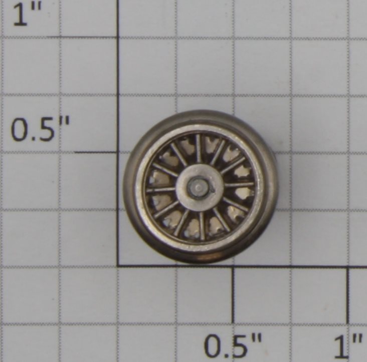 Marklin 218240 12-Spoked Drive Wheel and Axle (Treibachsenteil)