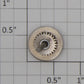 Marklin 218240 12-Spoked Drive Wheel and Axle (Treibachsenteil)