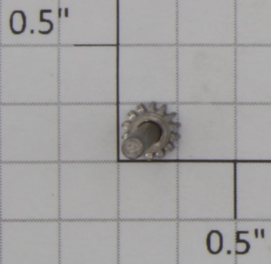 Marklin 21650 14-Tooth Steel Intermediate Gear and Shaft (Zwischenradsatz)