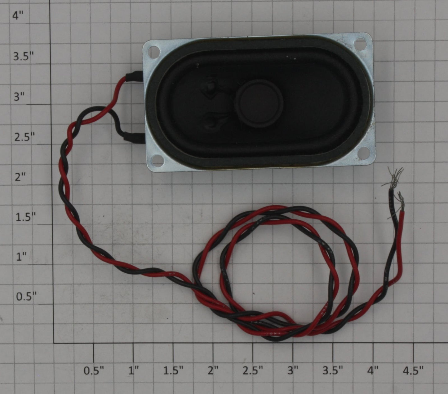 Acme 9000X-A1942 8 Ohm 3W / 2.75" x 1.5" Oval Speaker w/Small Magnet and Wire