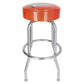 Lionel Orange Top Bar Stool EX