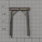 Lionel 455-43 Oil Derrick Unpainted Platform Front Half