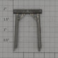 Lionel 455-43 Oil Derrick Unpainted Platform Front Half