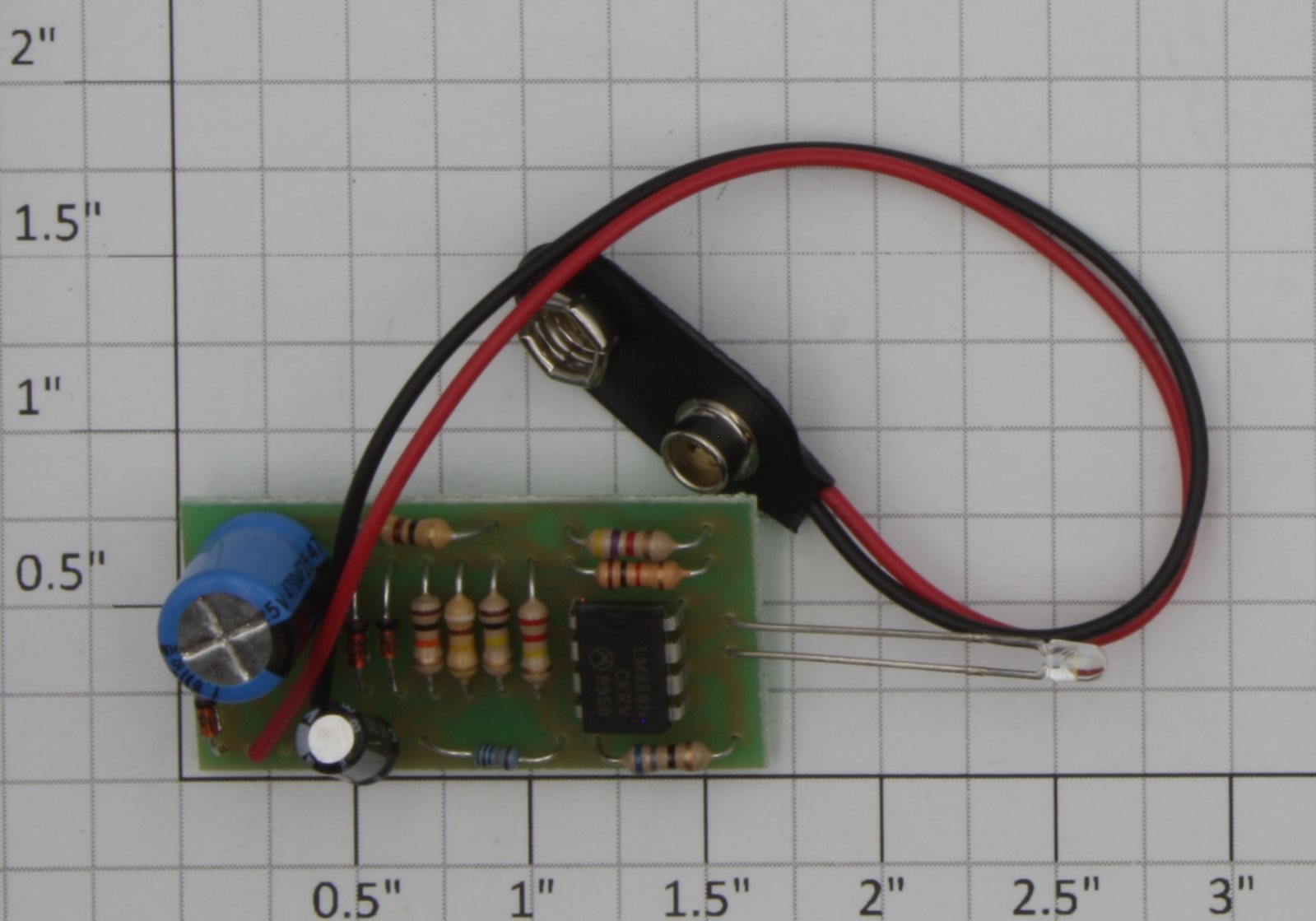 Dallee 546 Mars Light T-1 Incandescent White LED PCB Circuit Board