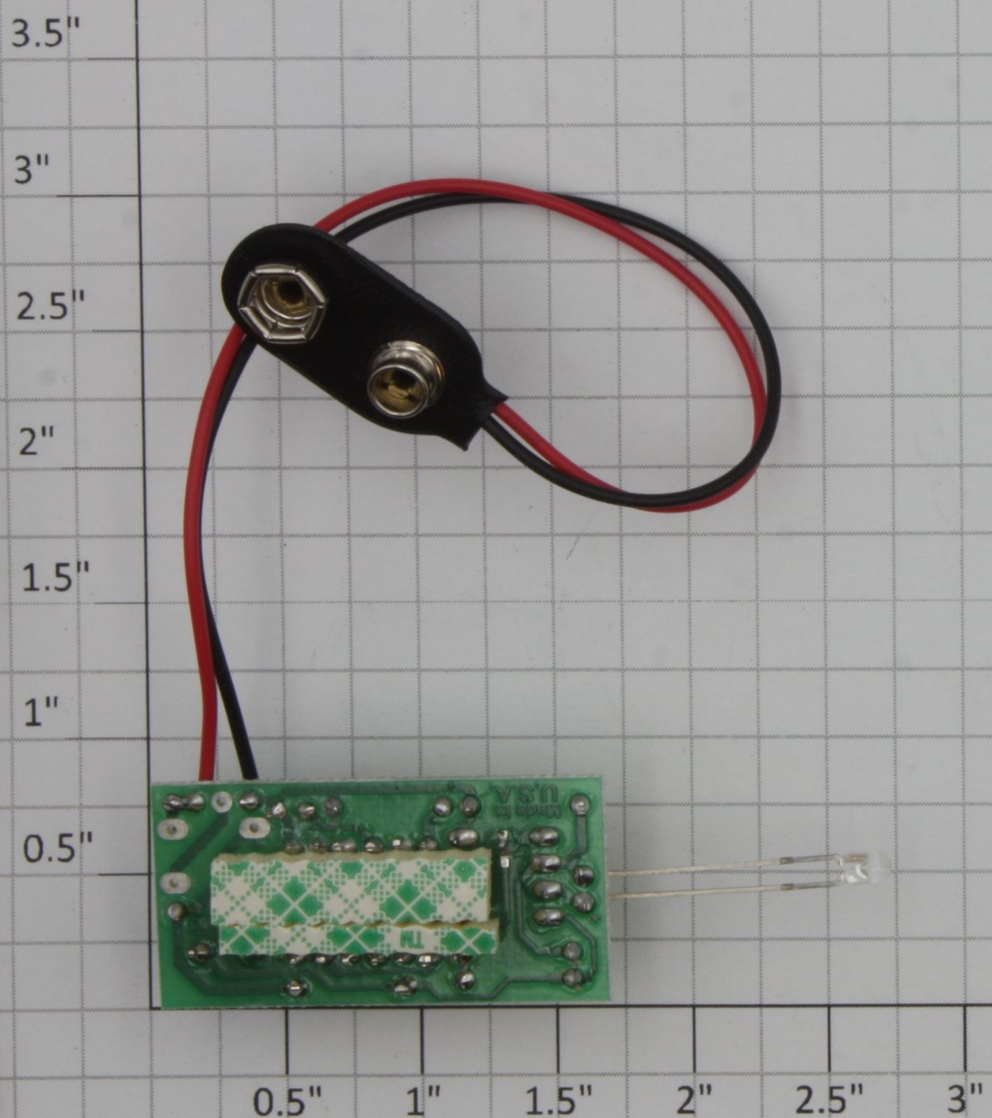 Dallee 546 Mars Light T-1 Incandescent White LED PCB Circuit Board