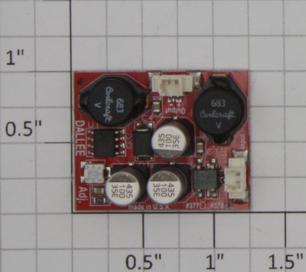 Dallee 378 1.25 - 6.2 Volt .5 Amp Adjustable Power Supply PCB