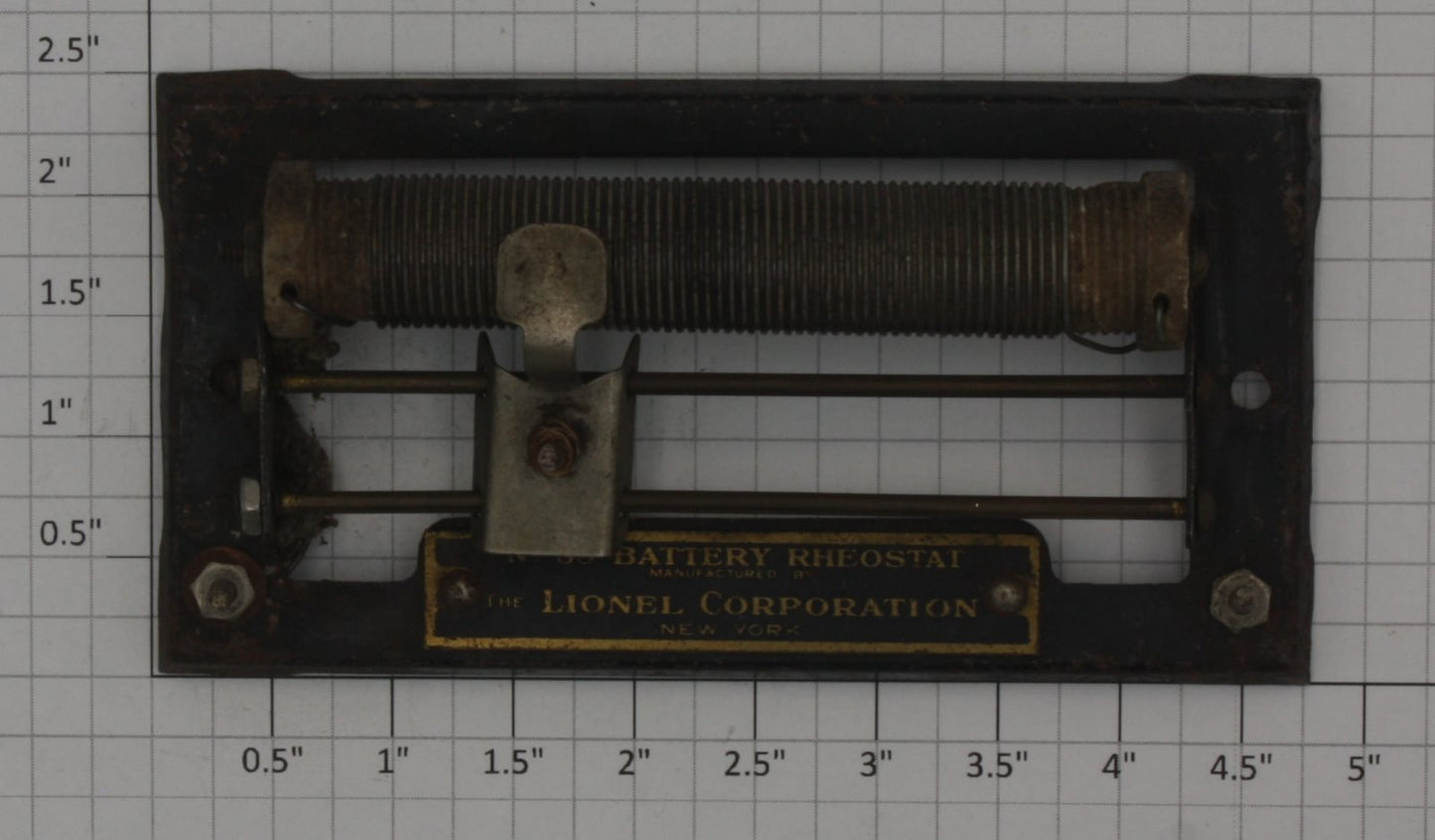 Lionel 88 No. 88 Prewar Battery Rheostat with Assembly
