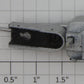 Bachmann 92419 G Scale Silver Painted Operating Knuckle Coupler with Armature