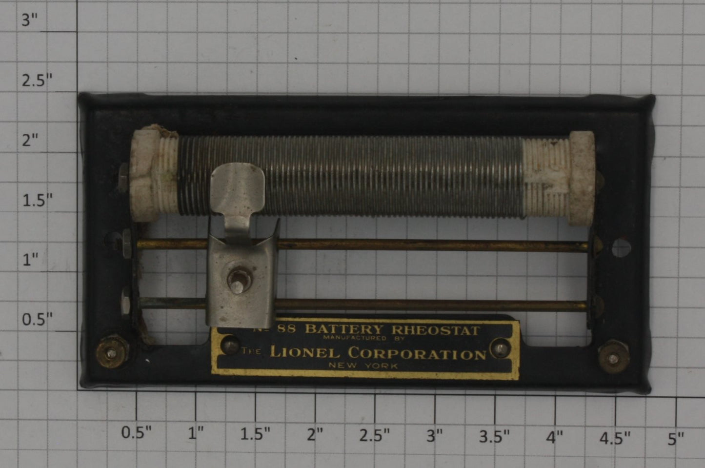 Lionel 88 No. 88 Prewar Battery Rheostat with Assembly in Original Box