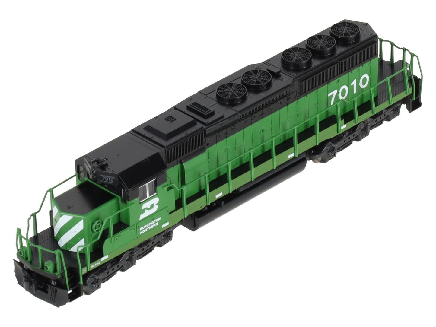 Kato 176-4955 N Burlington Northern SD40-2 Mid Cab Diesel Locomotive #7010