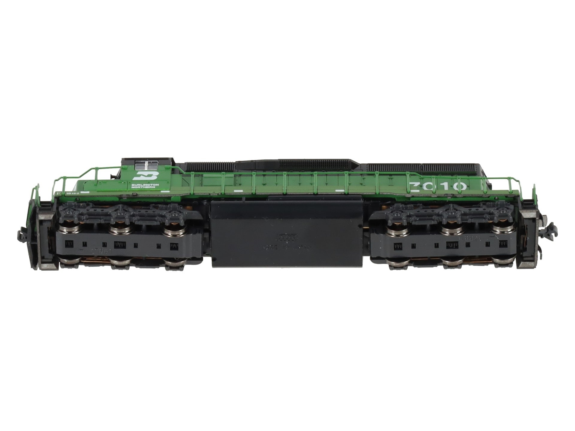 Kato 176-4955 N Burlington Northern SD40-2 Mid Cab Diesel Locomotive #7010