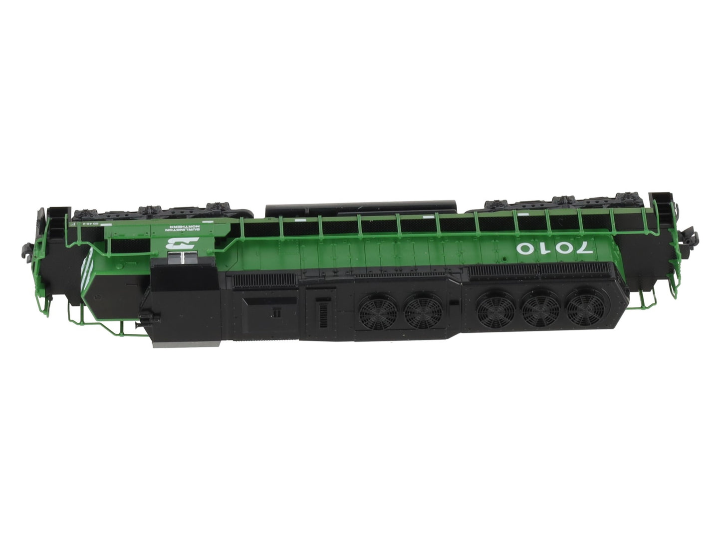 Kato 176-4955 N Burlington Northern SD40-2 Mid Cab Diesel Locomotive #7010