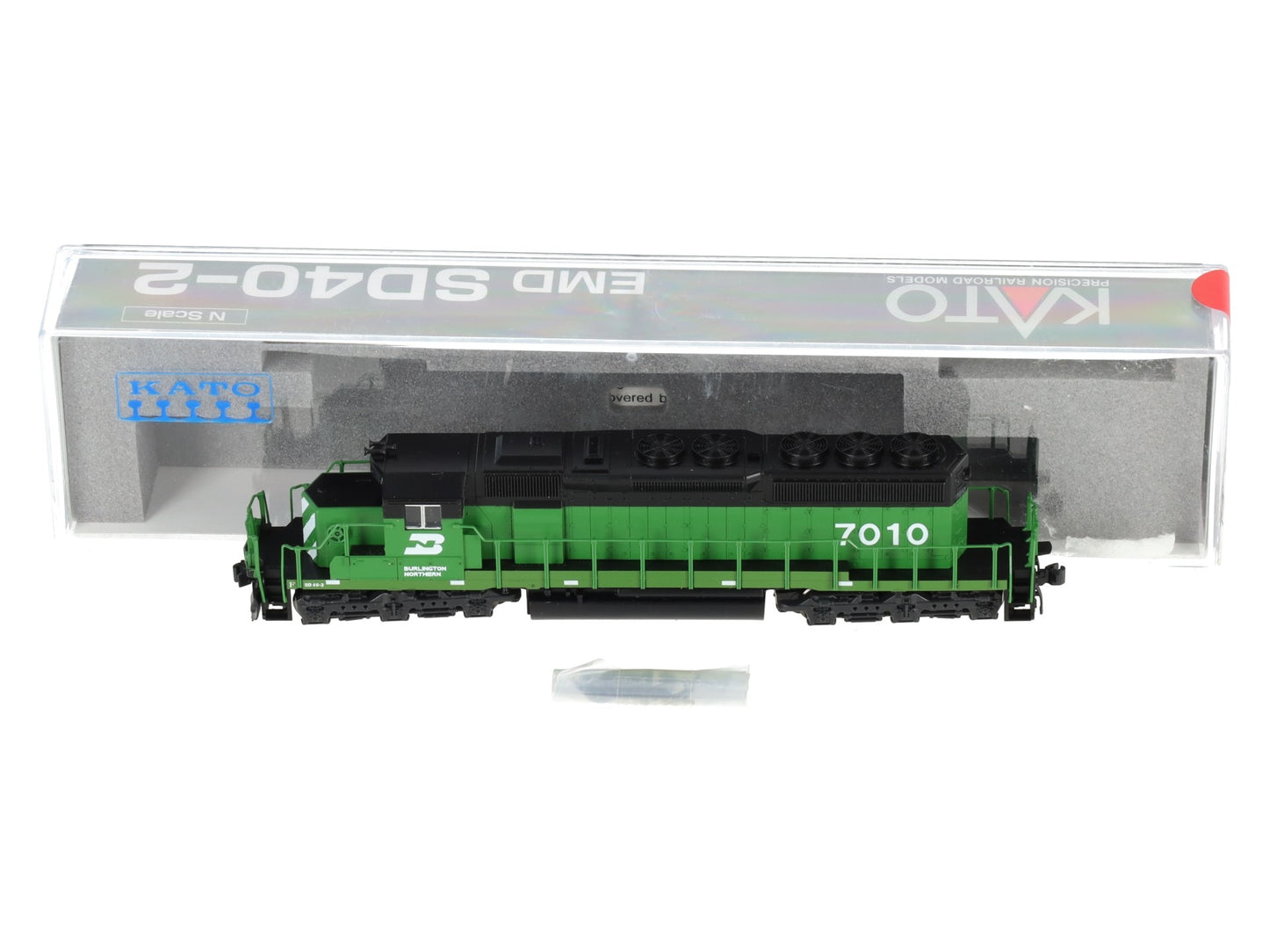 Kato 176-4955 N Burlington Northern SD40-2 Mid Cab Diesel Locomotive #7010