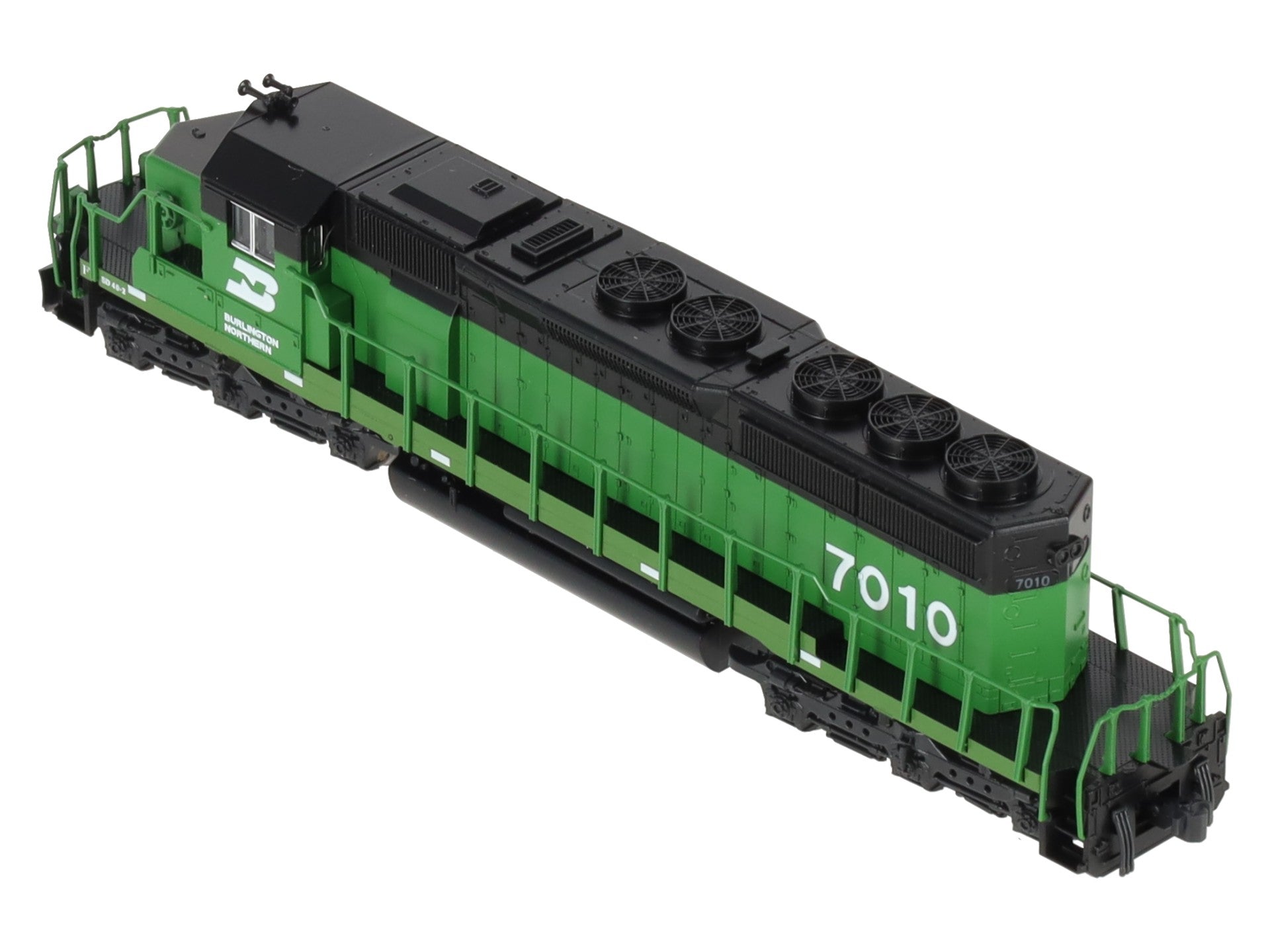 Kato 176-4955 N Burlington Northern SD40-2 Mid Cab Diesel Locomotive #7010
