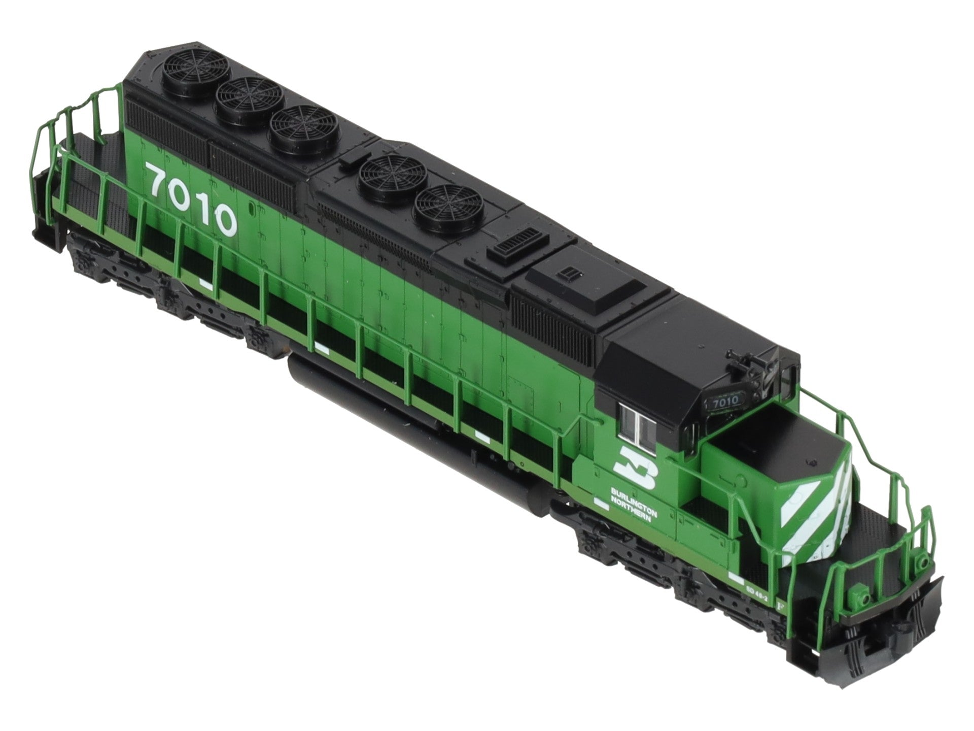 Kato 176-4955 N Burlington Northern SD40-2 Mid Cab Diesel Locomotive #7010