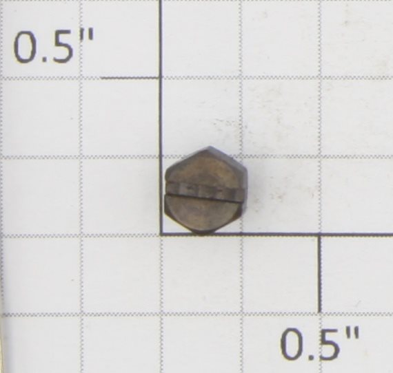 Lionel #6-32 x 1/8" Black Hex Head Slotted Shoulder Screw