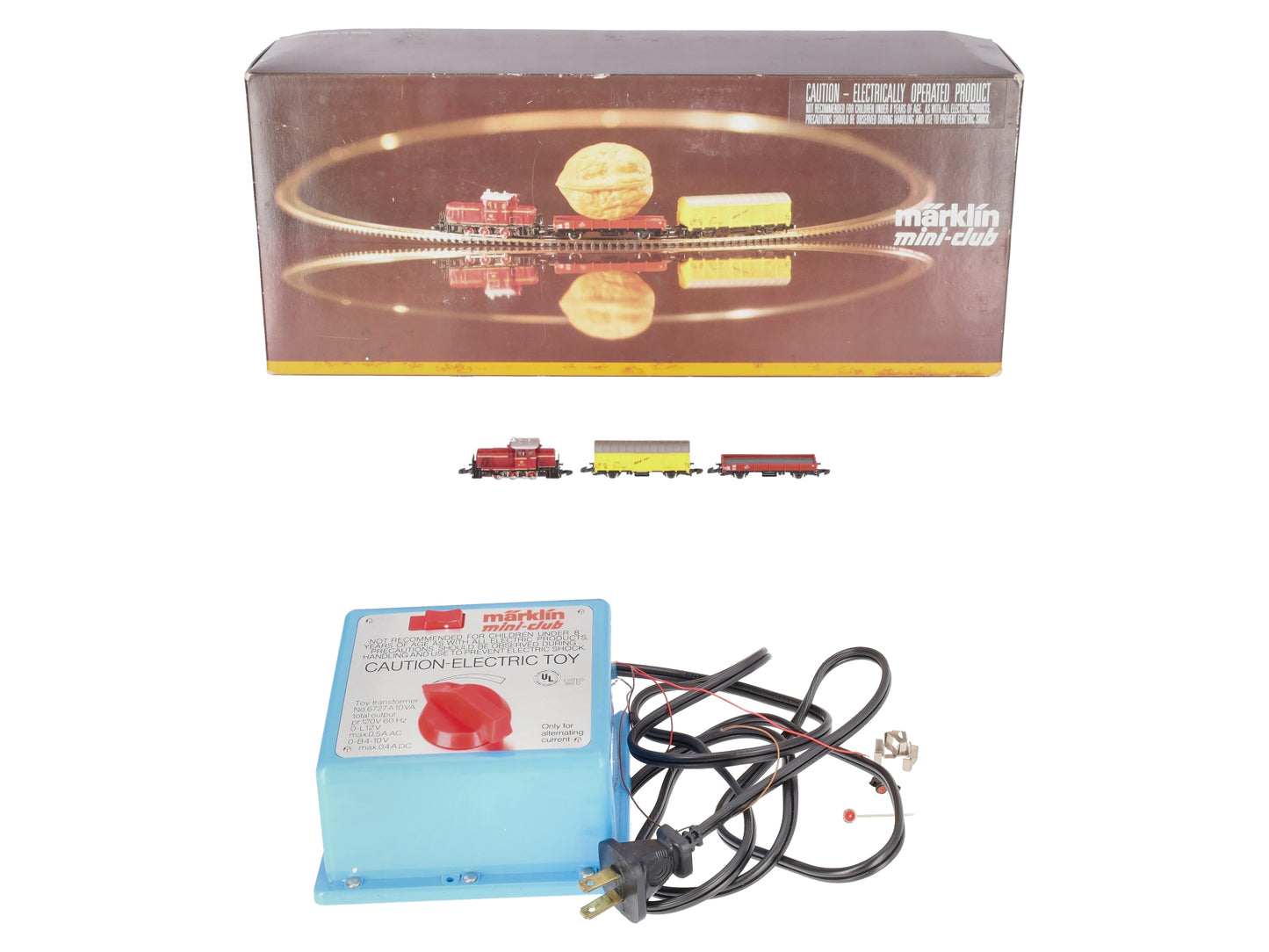 Marklin 8172 Mini-Club Z Gauge Diesel Freight Train Set EX/Box