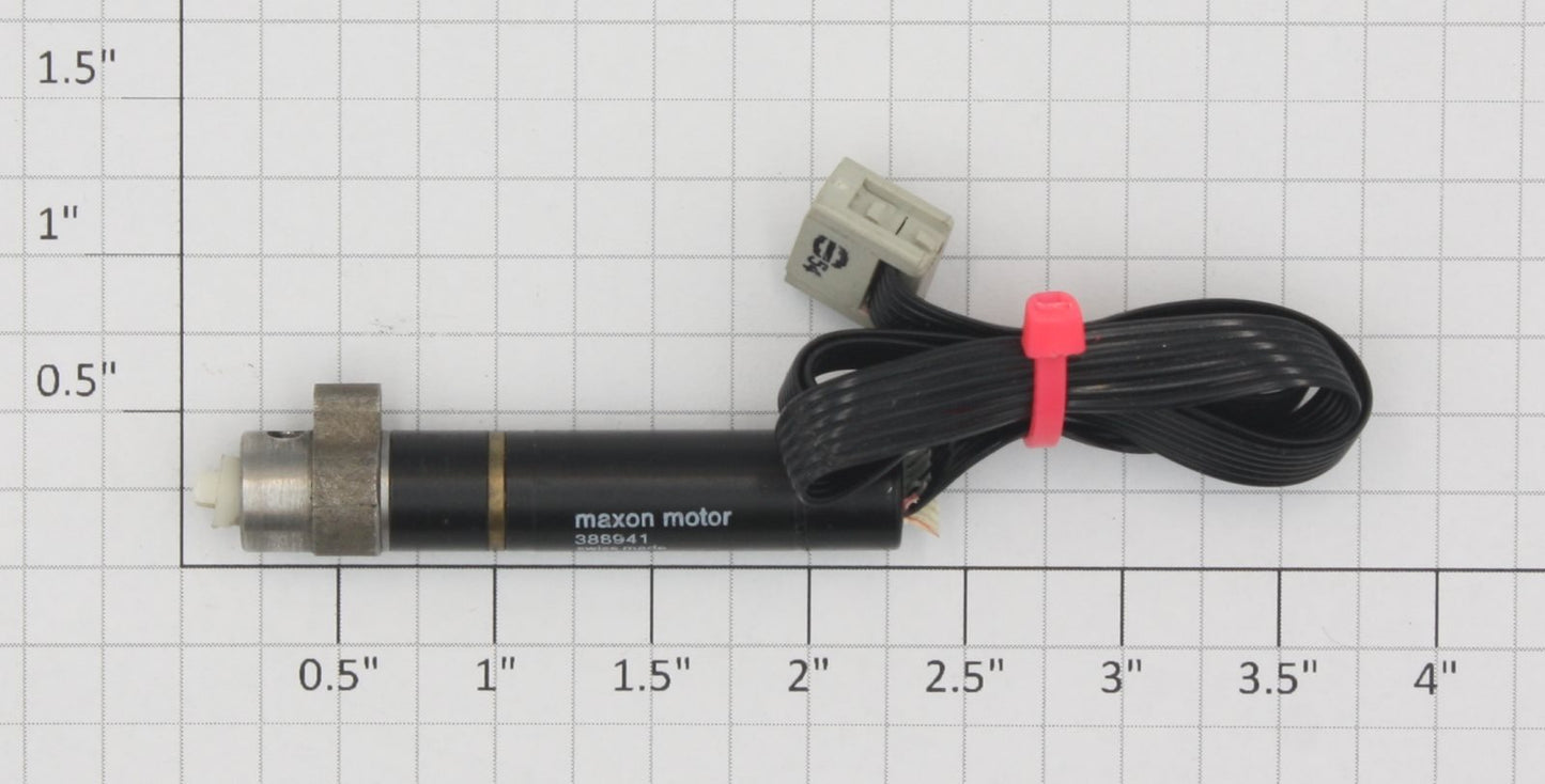 maxon 388941 Mini DC Motor with Bracket, Coupler, 6 Conductor Cable and Plug