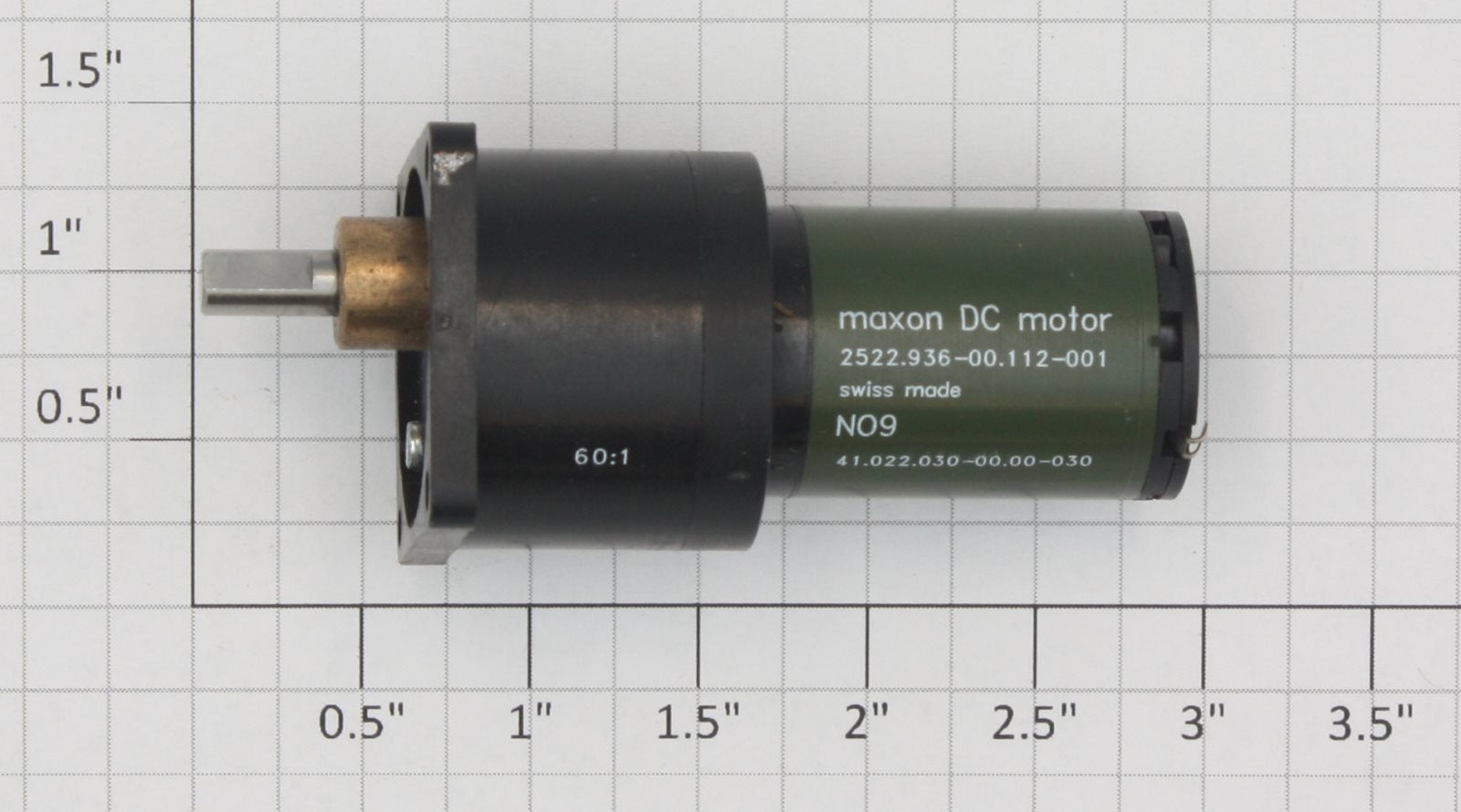 maxon 2522.936-00.112-001 12-VDC Motor with Gear Box 57mm x 22mm