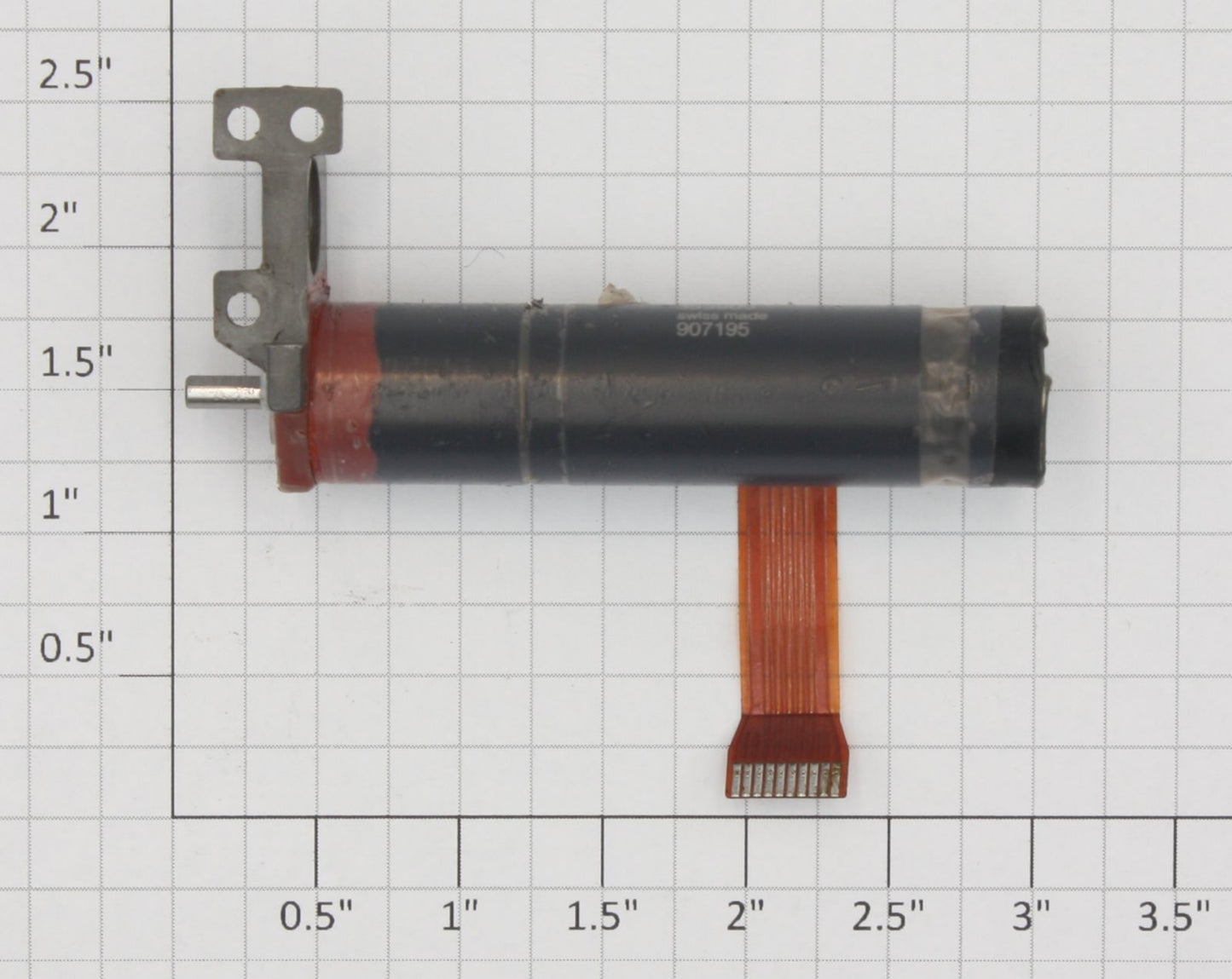 Maxon 353909 Mini DC Gearhead Motor 6VDC with Bracket and Ribbon Cable