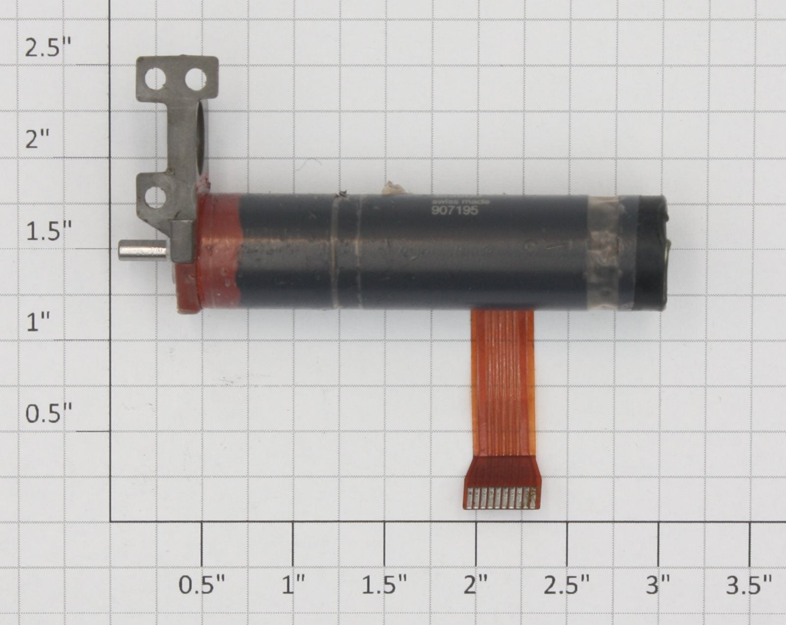 Maxon 353909 Mini DC Gearhead Motor 6VDC with Bracket and Ribbon Cable