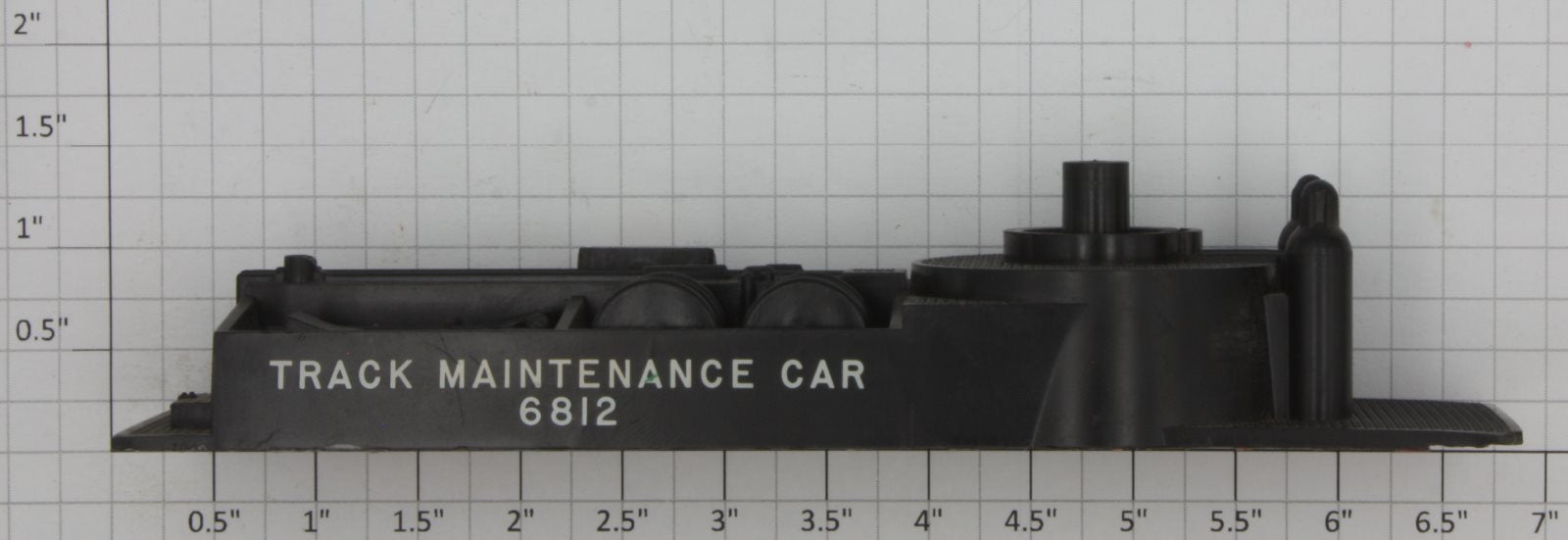 Lionel 6812-5 Black Searchlight Track Maintenance Platform