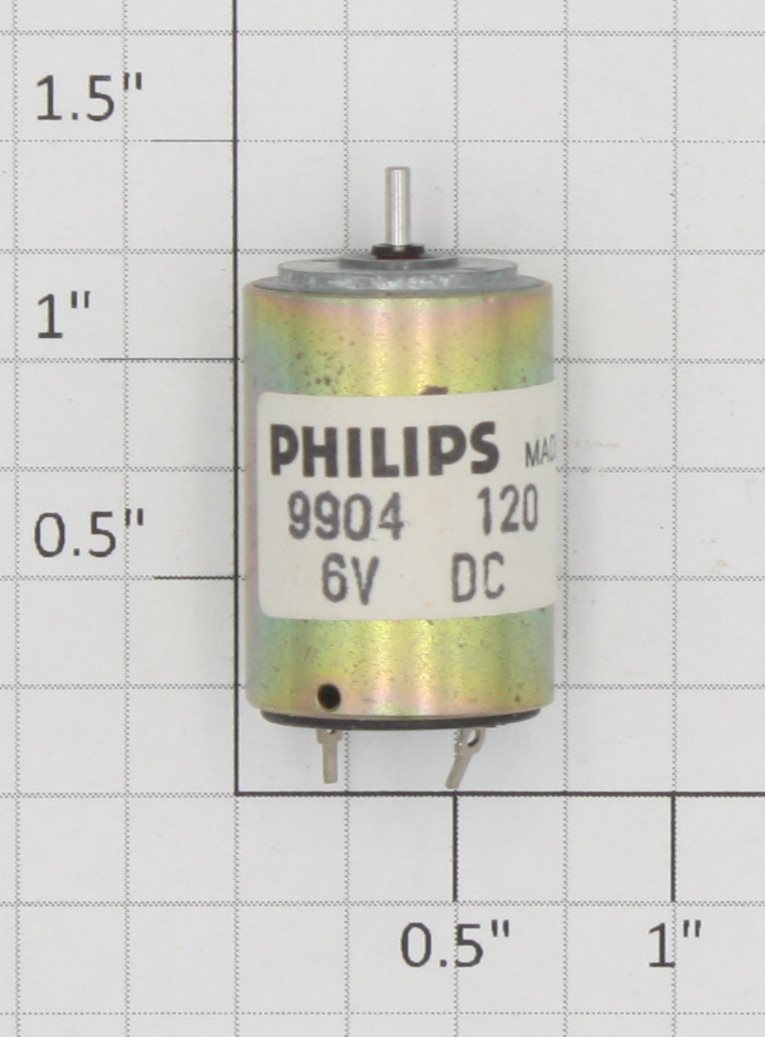 Philips 9904-120-19106 6 Volt DC Motor