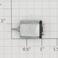Mabuchi FF-030PK11160 5-Volt DC Can Flattop Motor