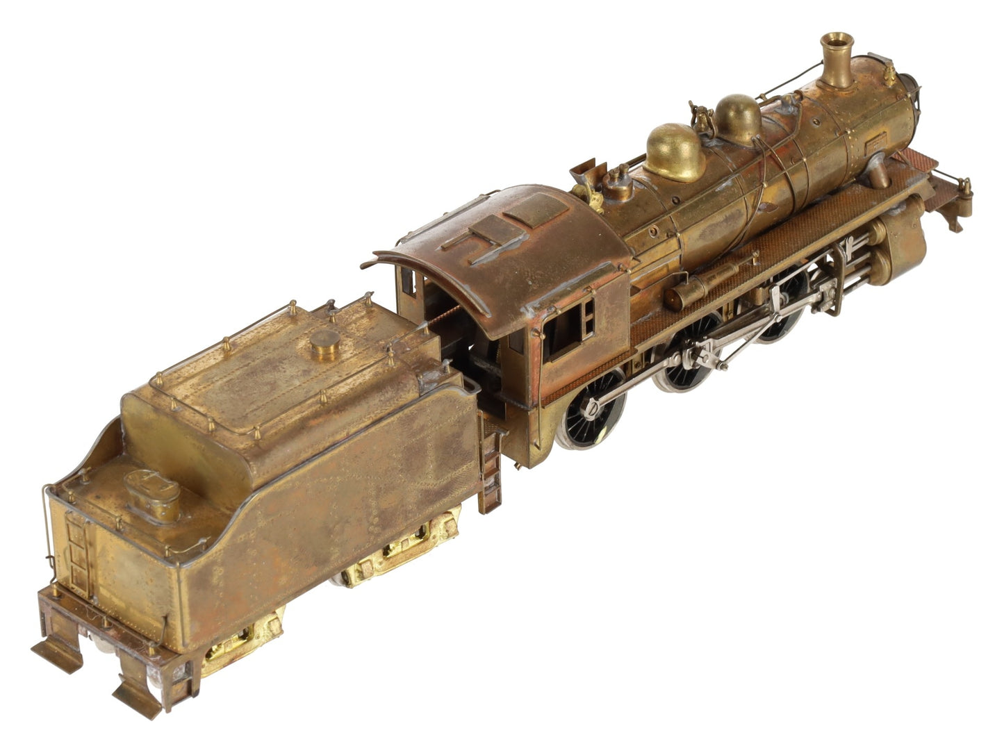 United Scale Models HO BRASS CPR 4-6-0 Steam Locomotive & Tender -Unpainted EX/Box