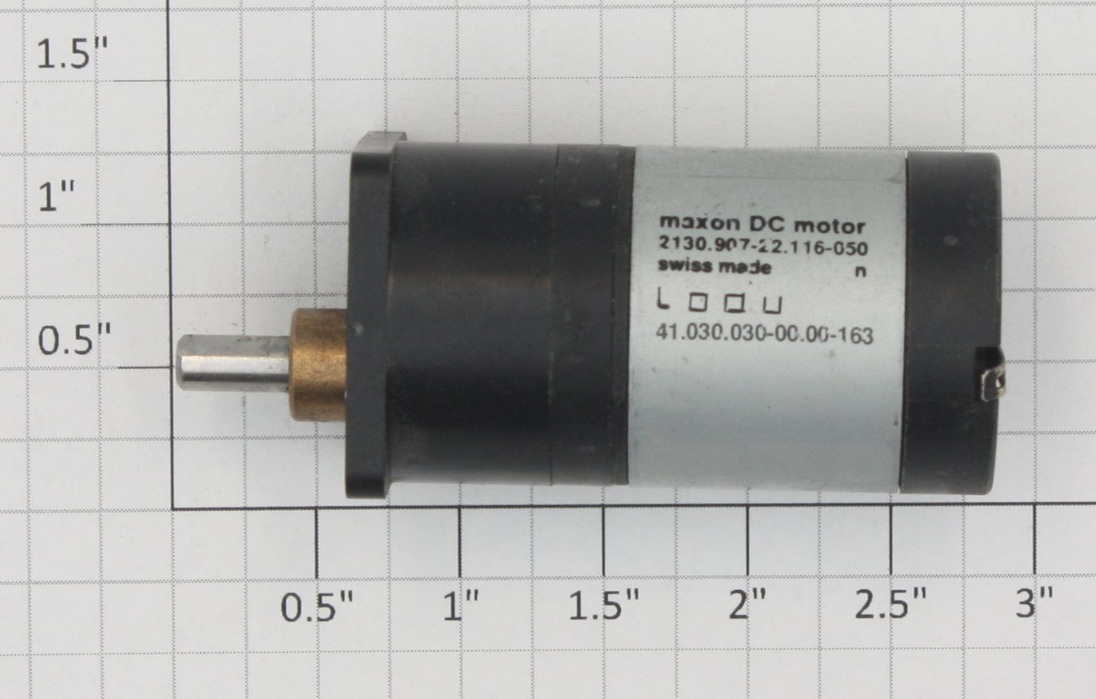 maxon 2130.907-22.116-050 12 Volt DC Motor with Gearbox Assembly