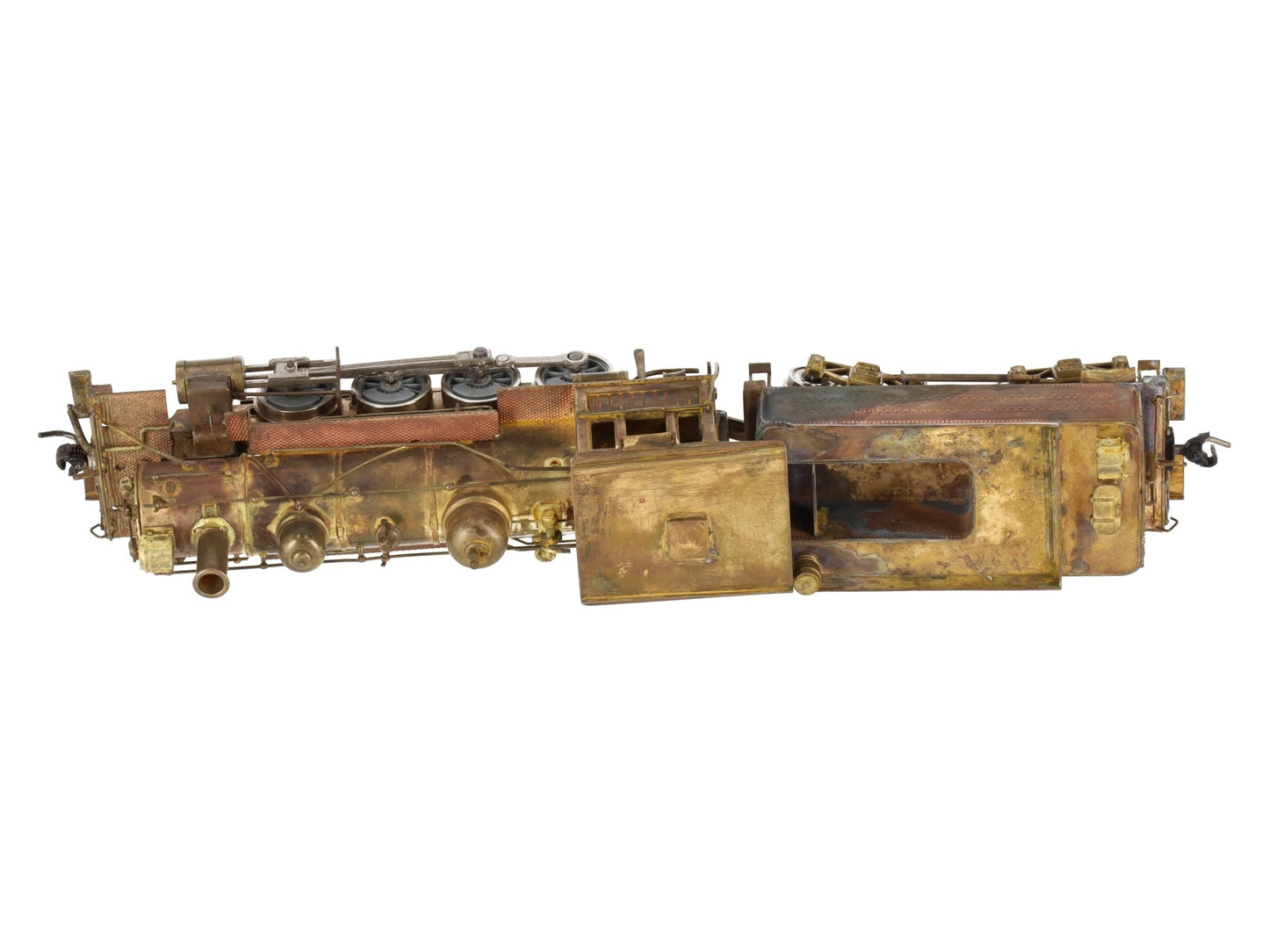 United Scale Models BRASS HO Maryland & Pennsylvania 2-8-0 Baldwin -Unpainted VG/Box