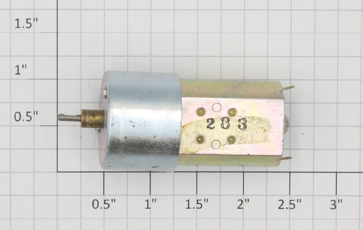 Acme 283 12-Volt DC Can Motor with Gearbox