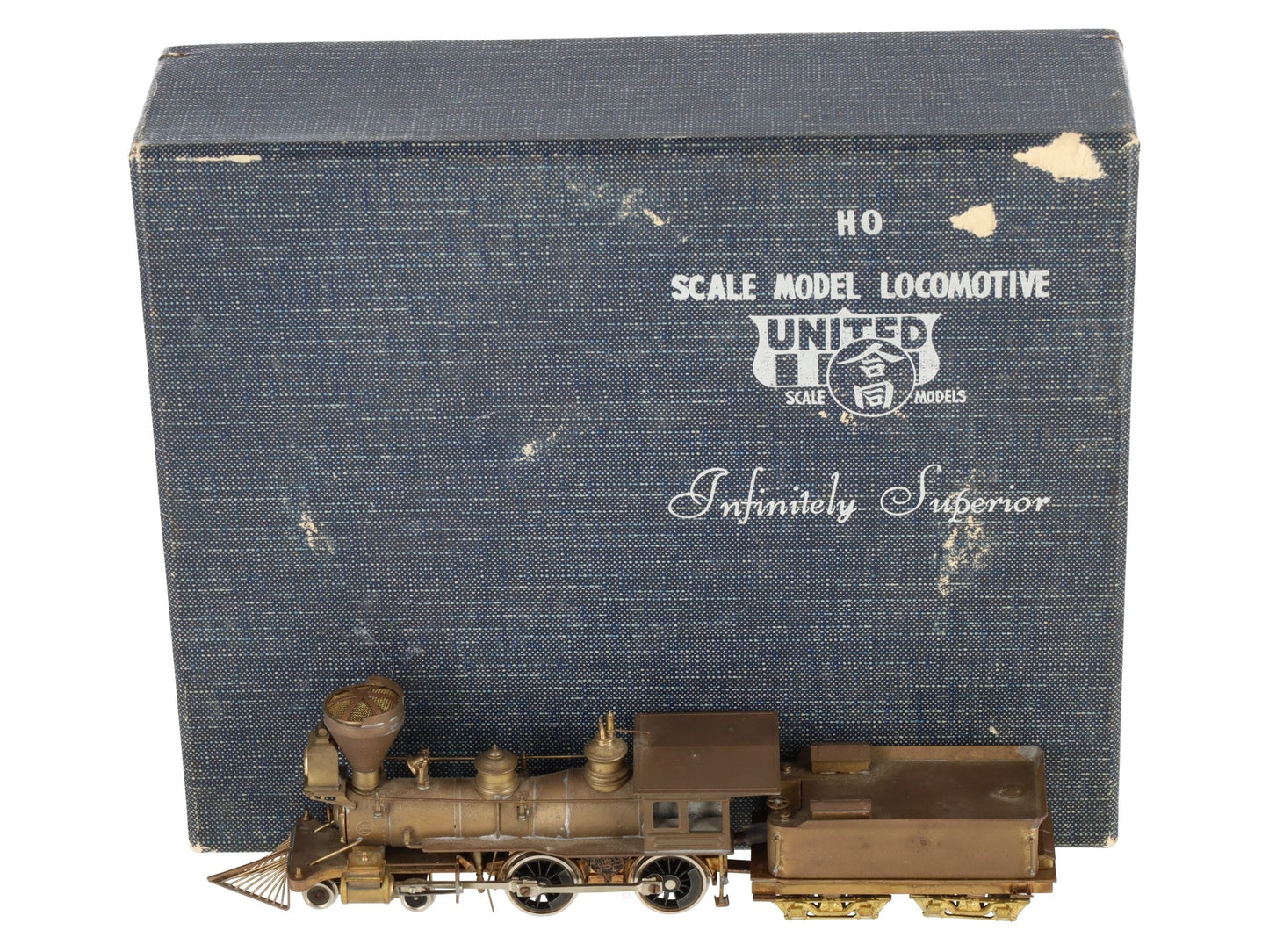 United Models HO Scale 11 V&T Reno 4-4-0 Steam Loco & Tender EX/Box