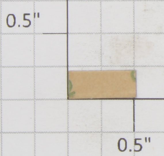 Lionel 619-1 "619" Number Plate-Self Adhesive