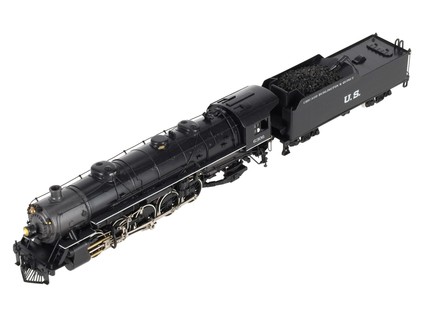 Akane HO BRASS U.S.R.A. 2-10-2 Heavy Steam Locomotive & Tender - Painted EX/Box