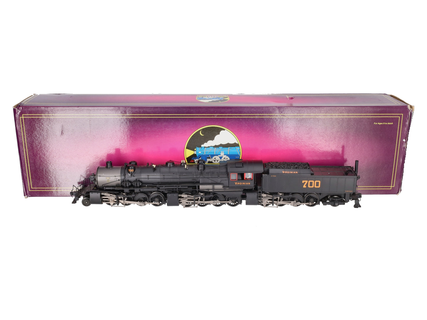 MTH 20-3101-1 O Virginian 2-8-8-8-2 Triplex Steam Locomotive & Tender #700 w PS2 LN/Box