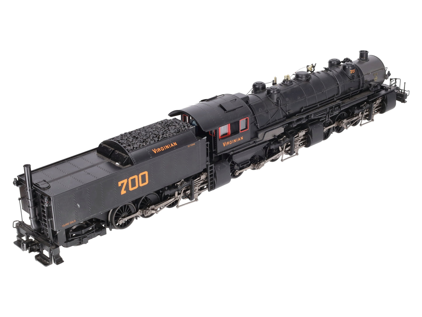 MTH 20-3101-1 O Virginian 2-8-8-8-2 Triplex Steam Locomotive & Tender #700 w PS2 LN/Box