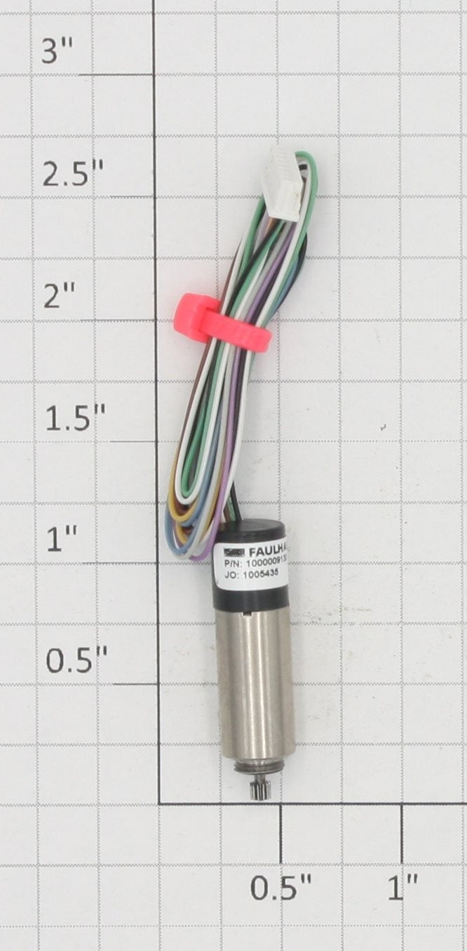 Faulhaber 0816P006SR DC Motor with 2.0mm Gear and 8" Wire, 8 Pin Connector