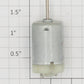 Mabuchi FK-280 Red Stripe 12 Volt DC Flattop Can Motor