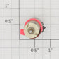 Faulhaber 1219E015G 12VDC Minimotor SA w Gear Reducer 104.4:1 Ratio Wired