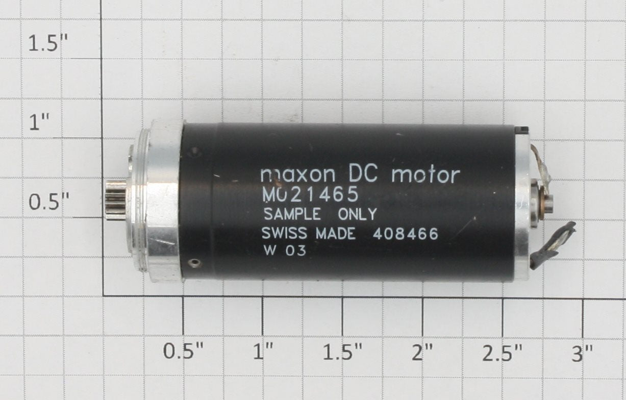 maxon M021465A 6 Volt DC Motor with Gear Motor and Gear without Wire