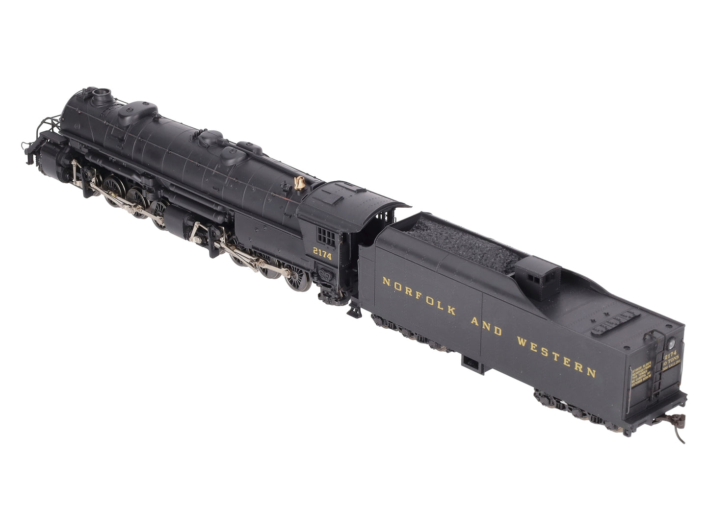 Rivarossi 1593 HO Norfolk and Western Mallet Y6B Locomotive and Tender #2174 EX/Box