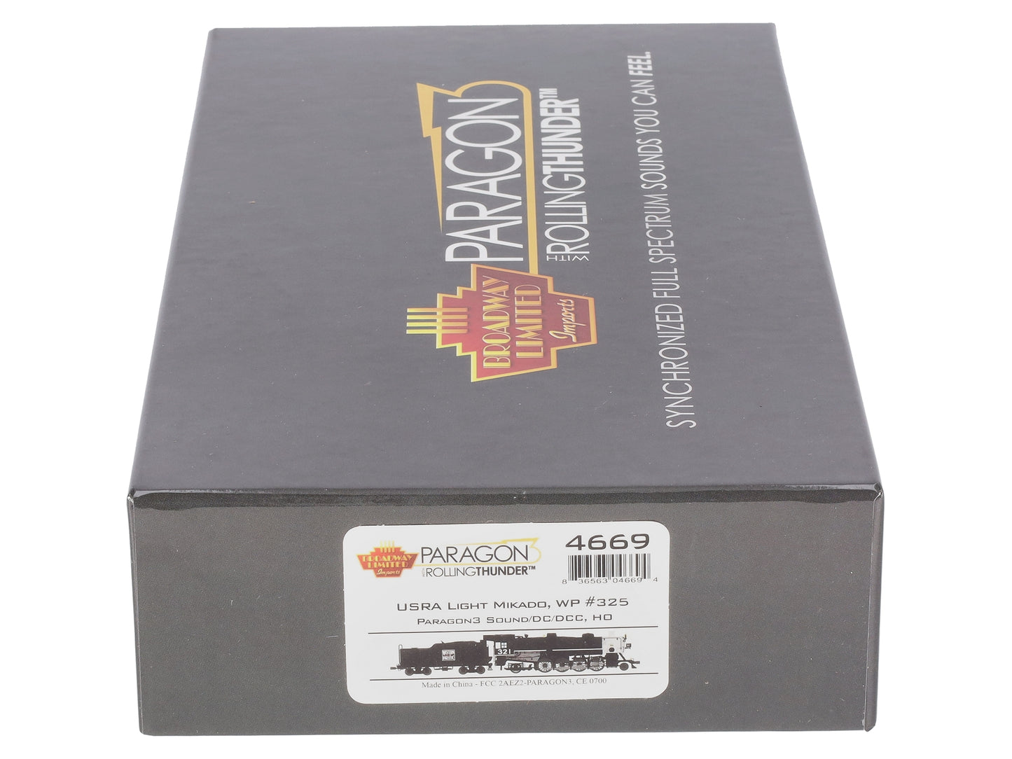 Broadway Limited 4669 HO Western Pacific USRA Light Mikado Paragon3 #325